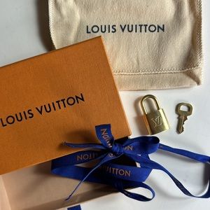 Authentic Louis Vuitton Lock and Key